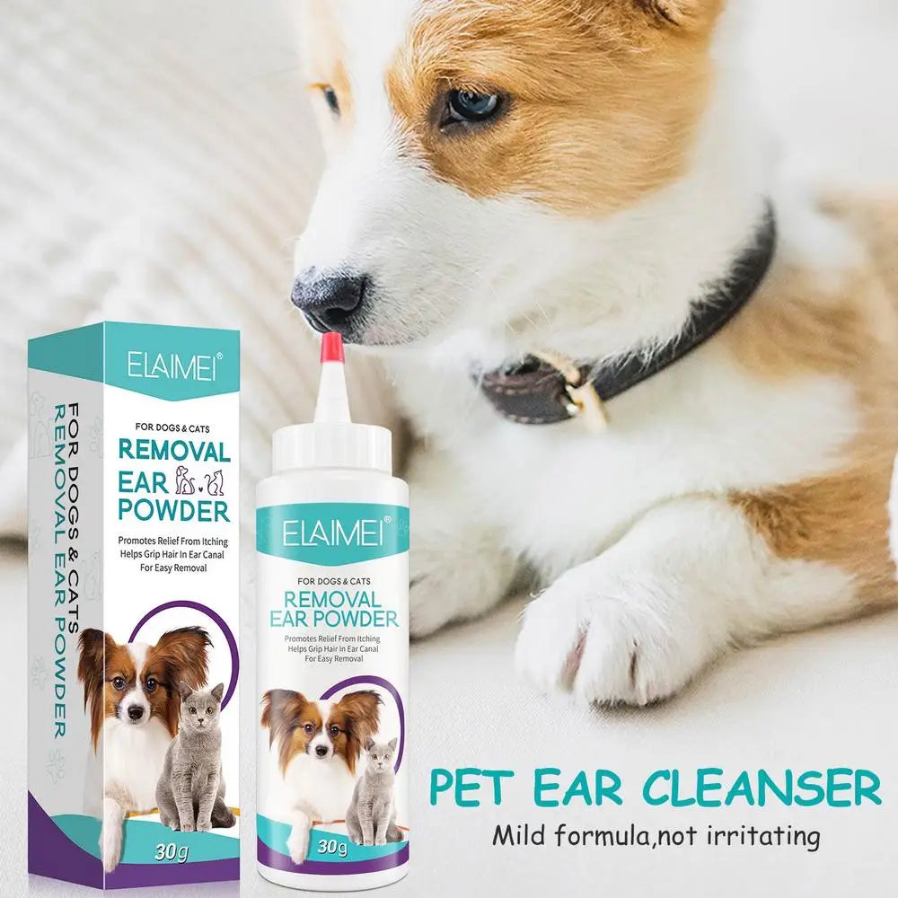 Pet Ear Powder – Safe Cleaner & Odor Control