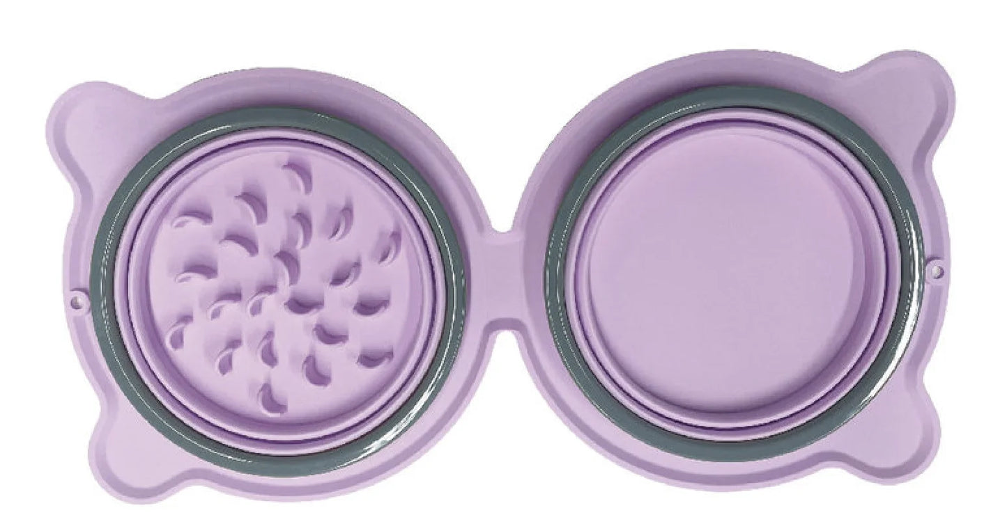 Foldable Silicone Pet Bowl – Portable & Safe