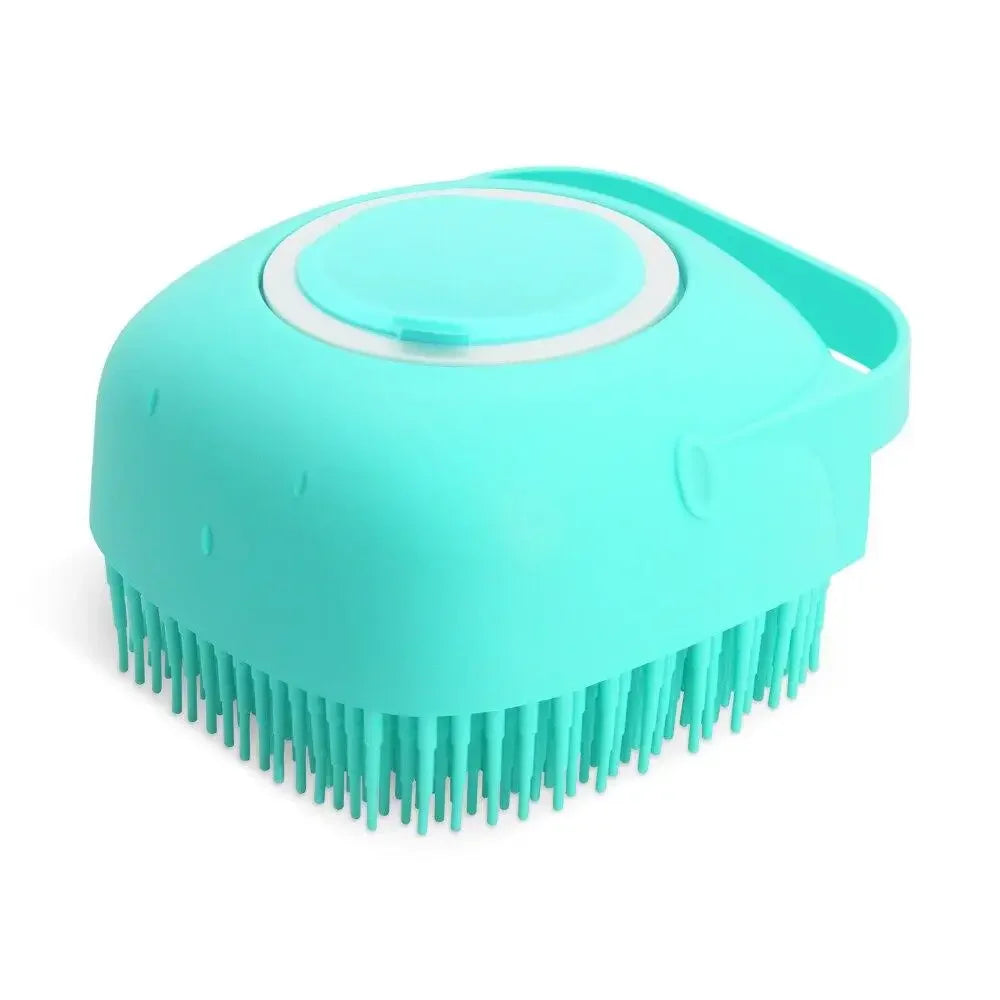 Silicone Pet Shampoo Brush – Soft & Gentle