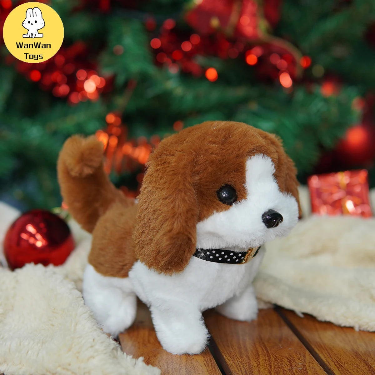 Interactive Plush Puppy Toy – Barking & Fun