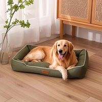 Square Dog & Cat Bed – Soft, Waterproof & Bite-Resistant