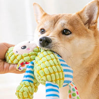 Interactive Plush Pet Toy – Squeaky & Bite-Resistant