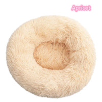 Super Soft Plush Donut Cat Bed – Washable & Cozy