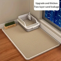 Honeycomb Cat Litter Mat – Waterproof & Easy to Clean