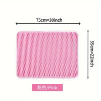 Honeycomb Cat Litter Mat – Waterproof & Easy to Clean