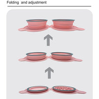 Foldable Silicone Pet Bowl – Portable & Safe