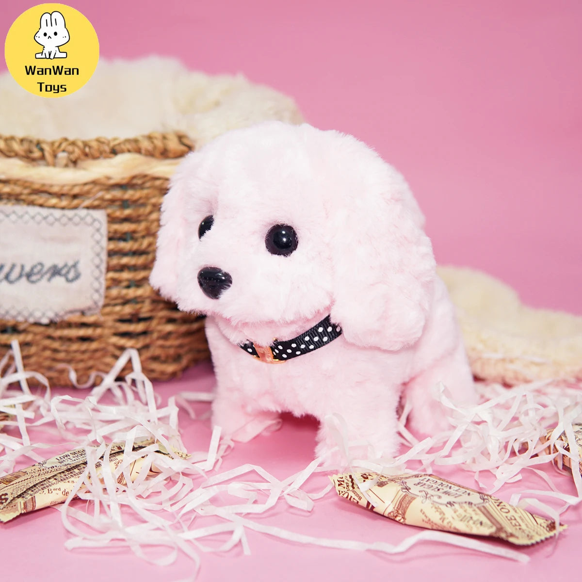 Interactive Plush Puppy Toy – Barking & Fun