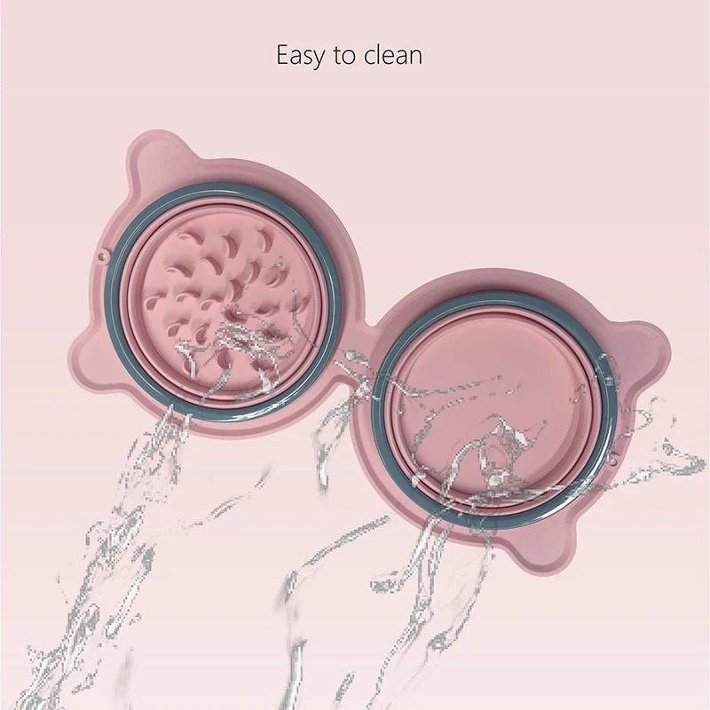 Foldable Silicone Pet Bowl – Portable & Safe