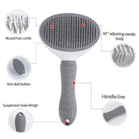 Pet Hair Remover Brush – Non-Slip Stainless Steel