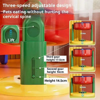 Adjustable Slow Feed Pet Bowl – Double & Foldable