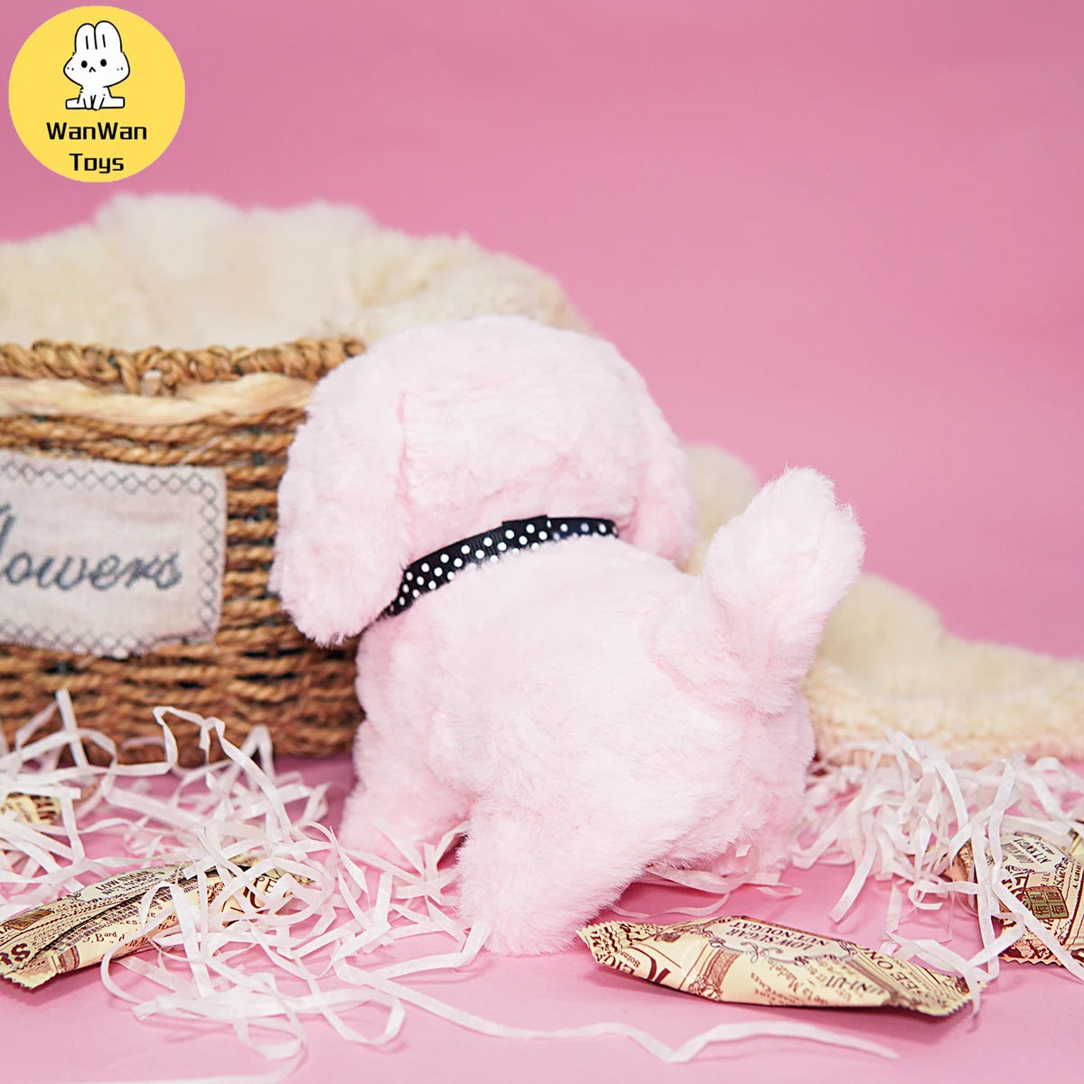 Interactive Plush Puppy Toy – Barking & Fun