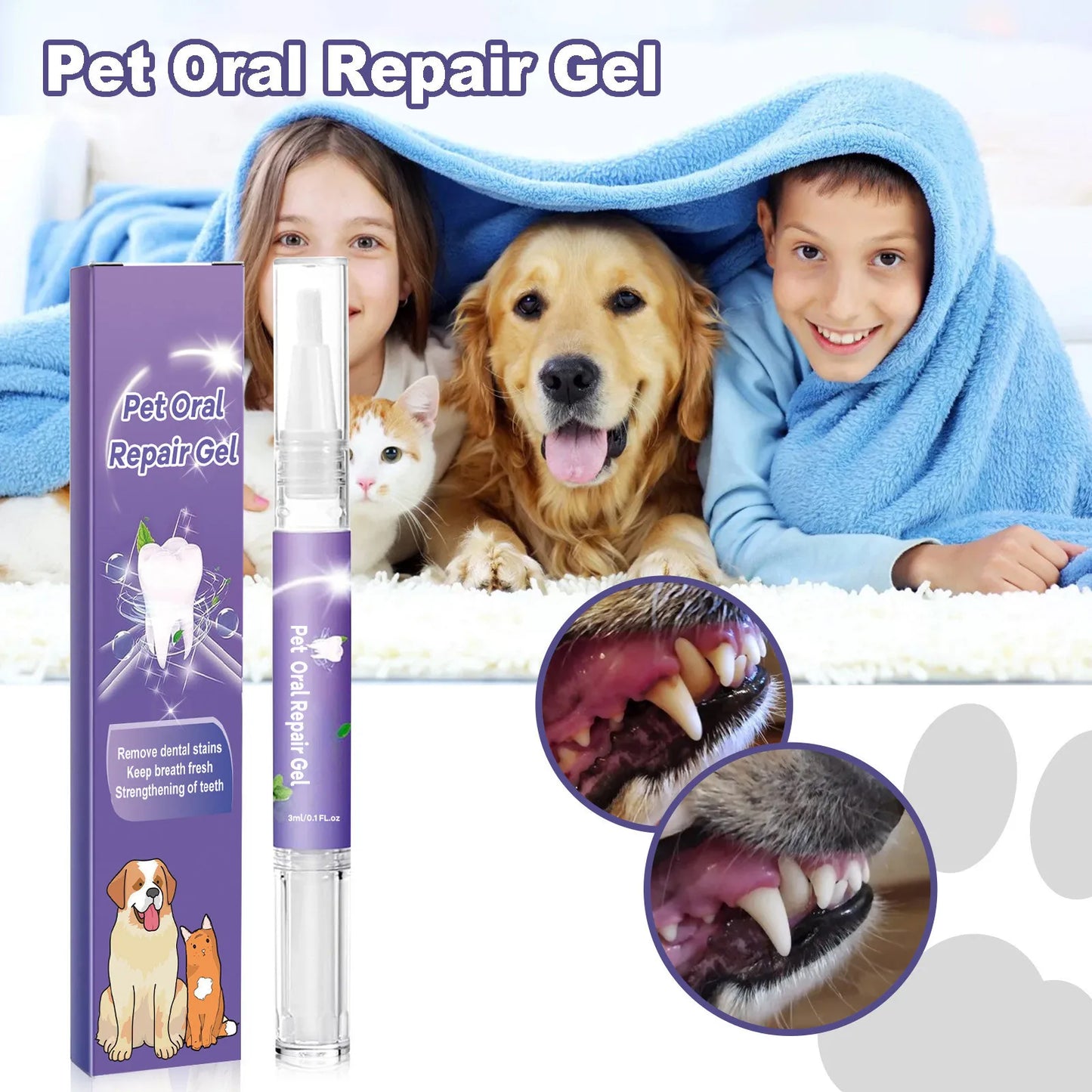 Pet Oral Gel – Freshens Breath & Fights Tartar