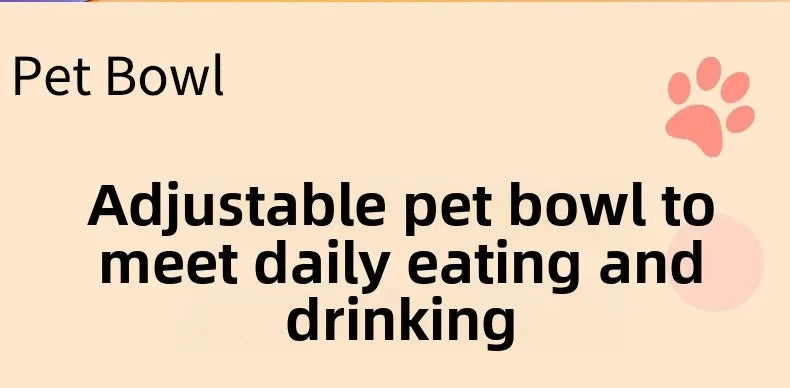 Adjustable Slow Feed Pet Bowl – Double & Foldable