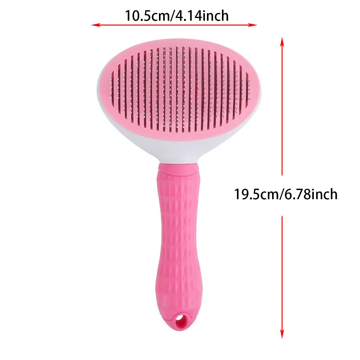 Pet Hair Remover Brush – Non-Slip Stainless Steel