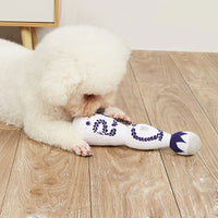 Porcelain Plush Dog Toy – Squeaky & Fun