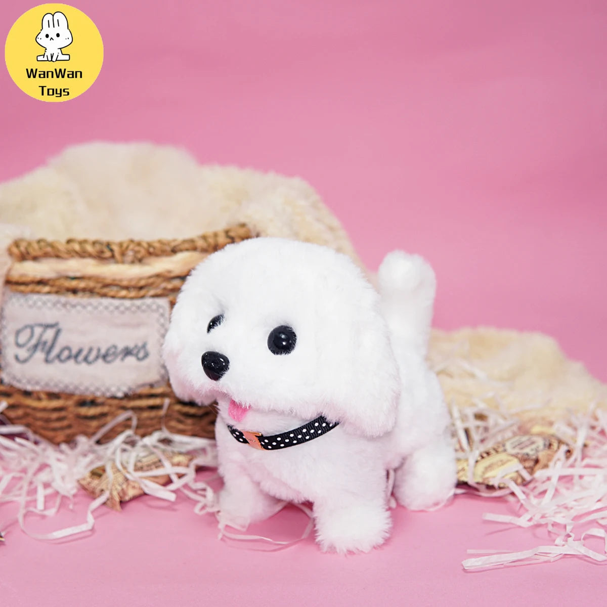 Interactive Plush Puppy Toy – Barking & Fun