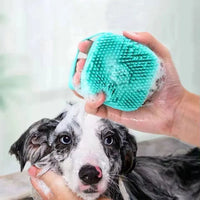 Silicone Pet Bath Brush – Soft & Gentle Grooming