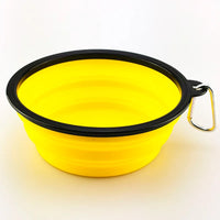 Collapsible Silicone Pet Bowl – Portable with Carabiner