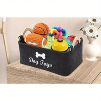 Felt Pet Toy Storage Box – Organize with Ease