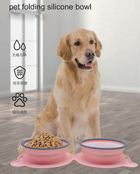 Foldable Silicone Pet Bowl – Portable & Safe