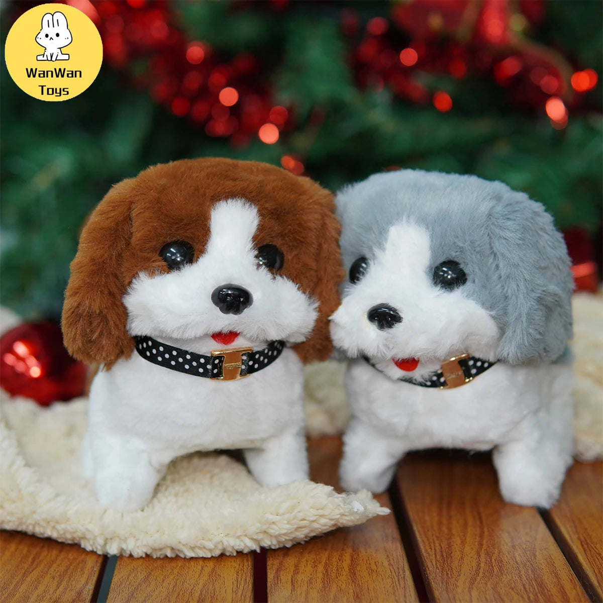 Interactive Plush Puppy Toy – Barking & Fun