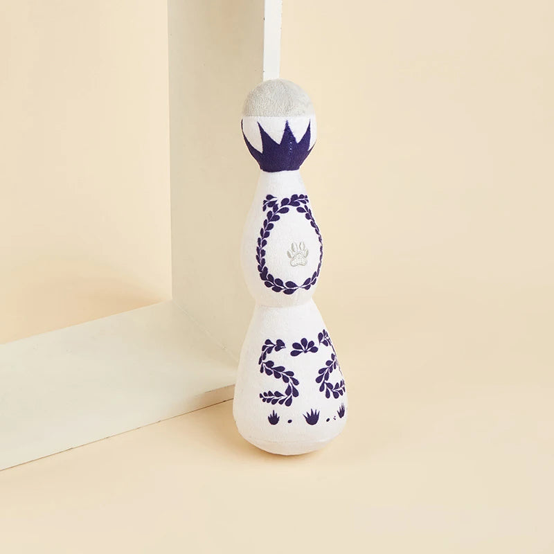 Porcelain Plush Dog Toy – Squeaky & Fun