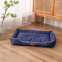 Square Dog & Cat Bed – Soft, Waterproof & Bite-Resistant