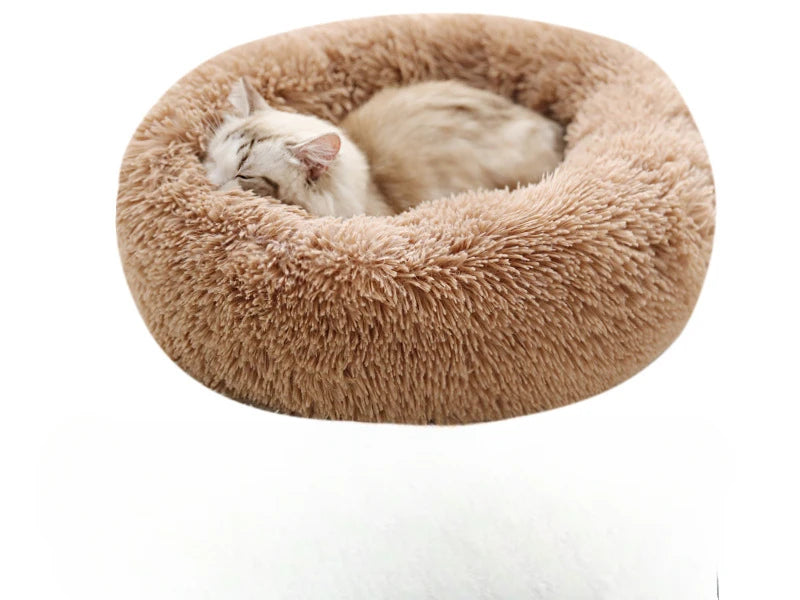 Plush Winter Pet Nest – Warm, Washable & Cozy Bed for Cats and Dogs