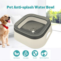 Anti-Splash Pet Water Bowl – Large & Durable