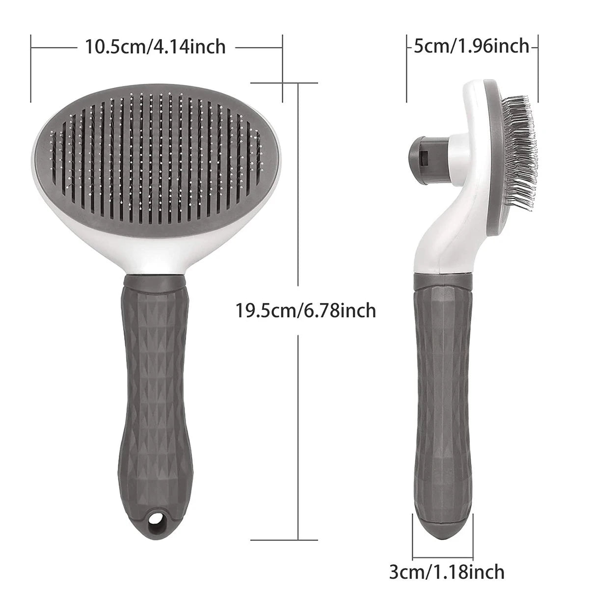 Pet Hair Remover Brush – Non-Slip Stainless Steel