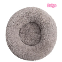 Super Soft Plush Donut Cat Bed – Washable & Cozy