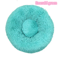 Super Soft Plush Donut Cat Bed – Washable & Cozy