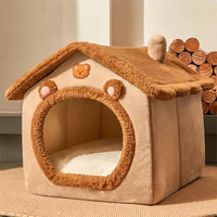 Foldable Pet House – Washable & Cozy
