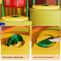 Adjustable Slow Feed Pet Bowl – Double & Foldable