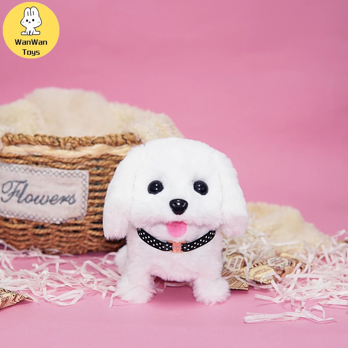 Interactive Plush Puppy Toy – Barking & Fun