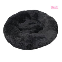 Super Soft Plush Donut Cat Bed – Washable & Cozy