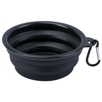 Collapsible Silicone Pet Bowl – Portable with Carabiner