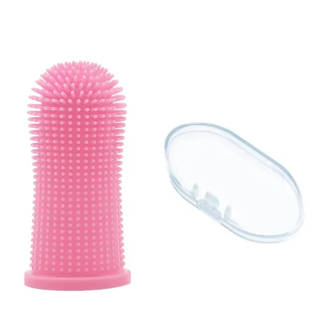 Silicone Pet Finger Toothbrush – Soft & Safe