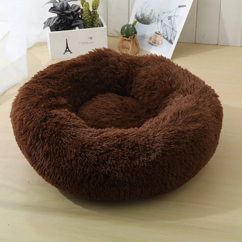 Plush Winter Pet Nest – Warm, Washable & Cozy Bed for Cats and Dogs