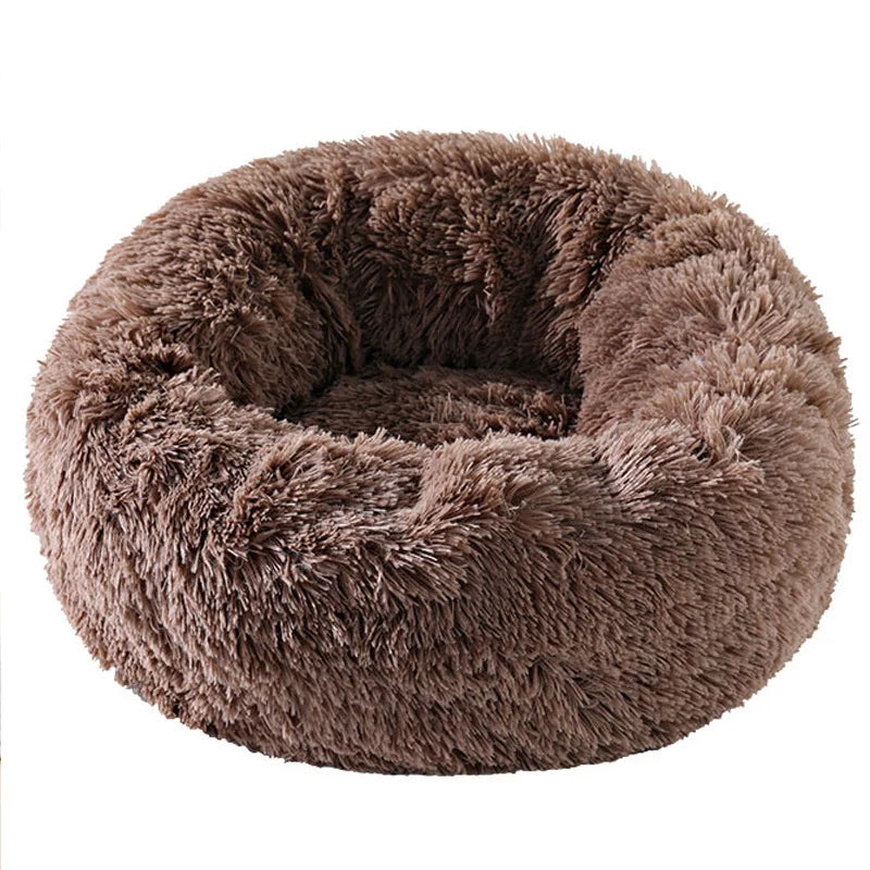 Plush Winter Pet Nest – Warm, Washable & Cozy Bed for Cats and Dogs