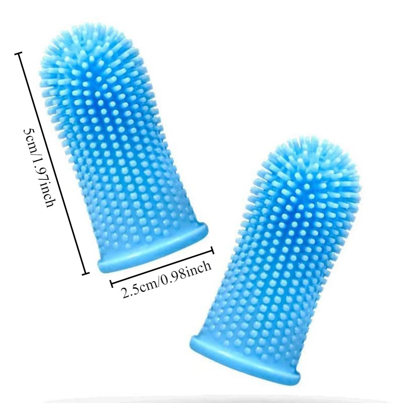Silicone Pet Finger Toothbrush – Soft & Safe
