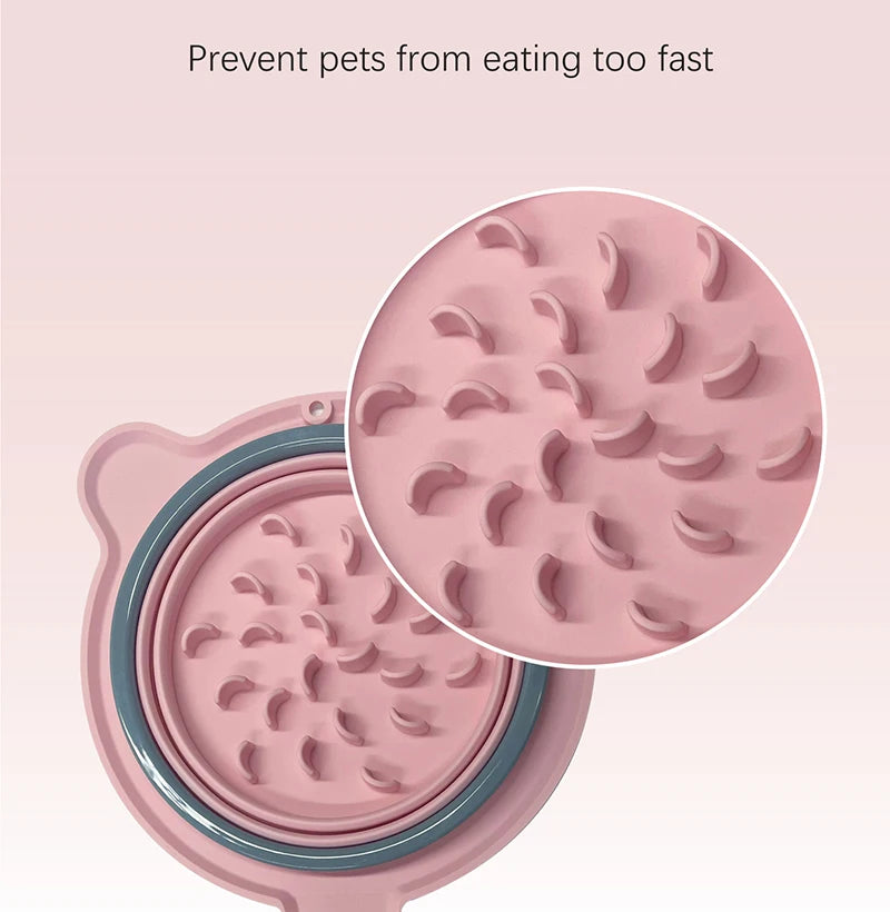 Foldable Silicone Pet Bowl – Portable & Safe