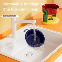 Adjustable Slow Feed Pet Bowl – Double & Foldable