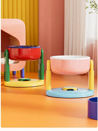 Adjustable Slow Feed Pet Bowl – Double & Foldable