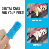 Silicone Pet Finger Toothbrush – Soft & Safe