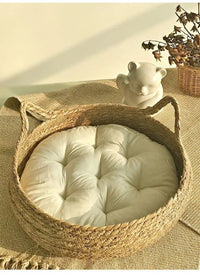 Handmade Woven Cat Nest – Washable & Cozy